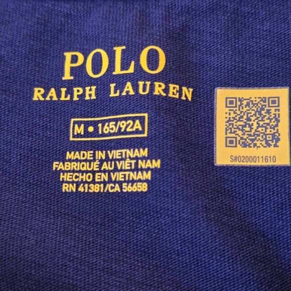 Polo Ralph Lauren Womens Short Sleeve Cotton Pocket Midi Tee Dress Navy Medium - Picture 2 of 12